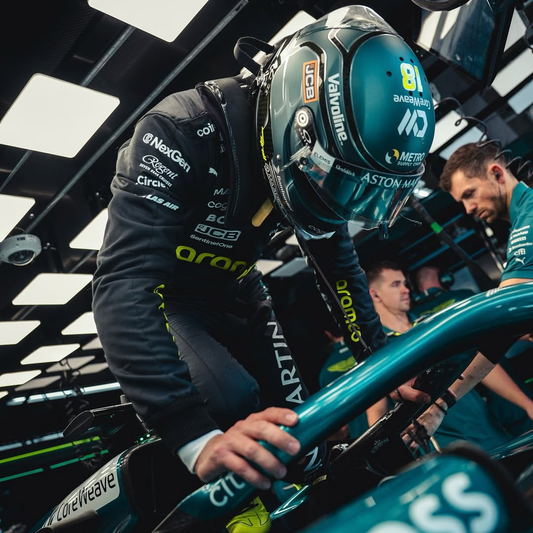 Lance Stroll 2025 Aston Martin F1 Race Suit – US GP - F1 Vintage Racewear