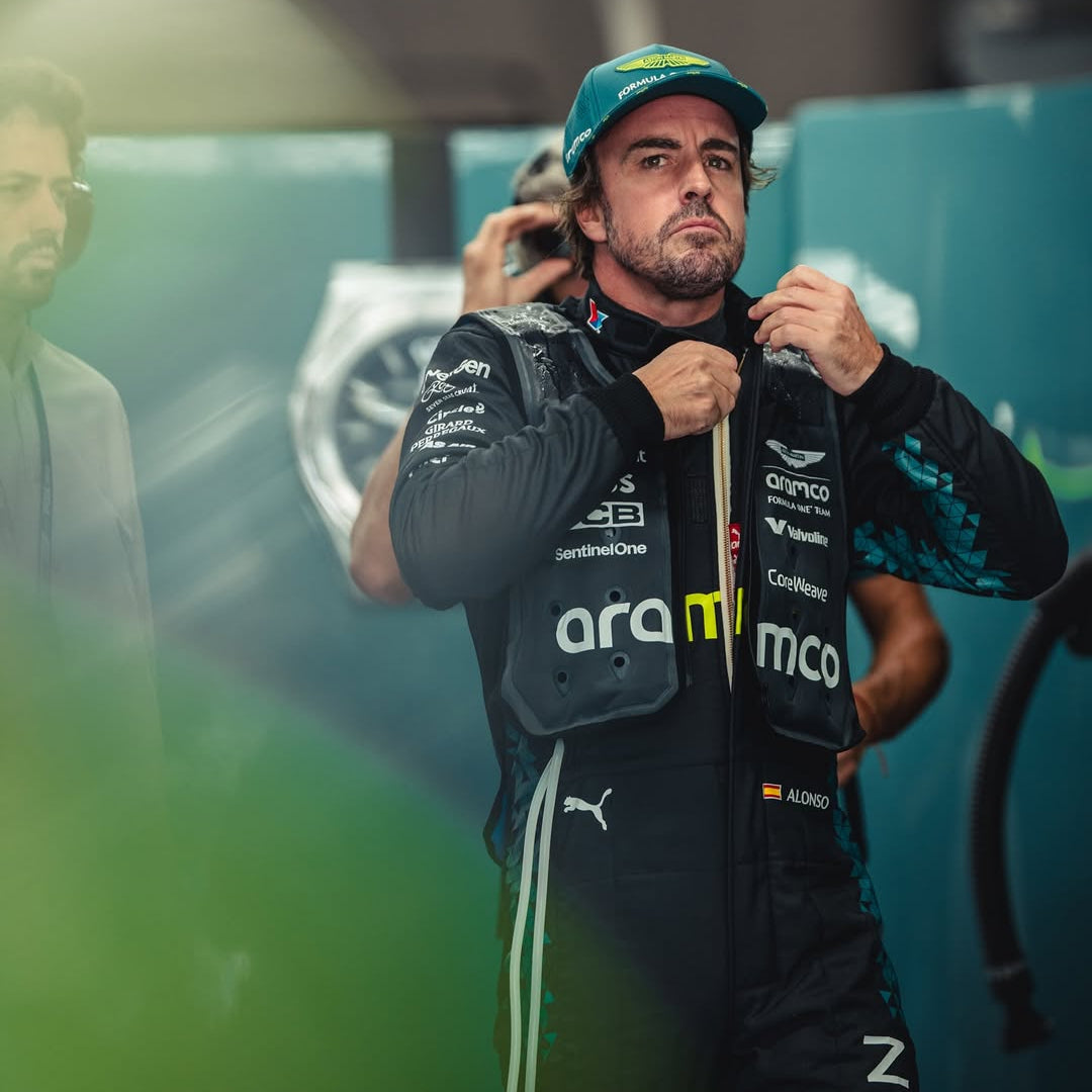 Lance Stroll 2025 Aston Martin F1 Race Suit – US GP - F1 Vintage Racewear