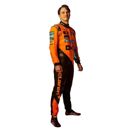 2025 Oscar Piastri New Race Suit Formula 1 Team McLaren - F1 Vintage Racewear