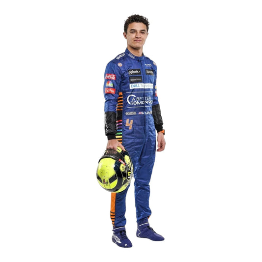 2021 Lando Norris McLaren Formula 1 Team Race Suit - F1 Vintage Racewear