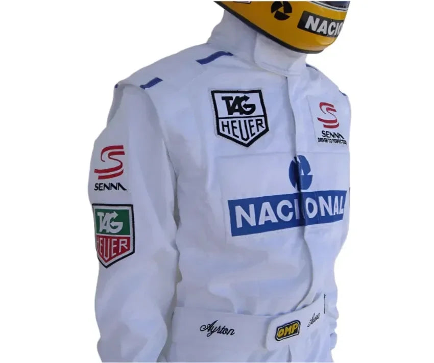 Ayrton Senna 1993 Replica race suit / Masters Paris Bercy - F1 Vintage Racewear