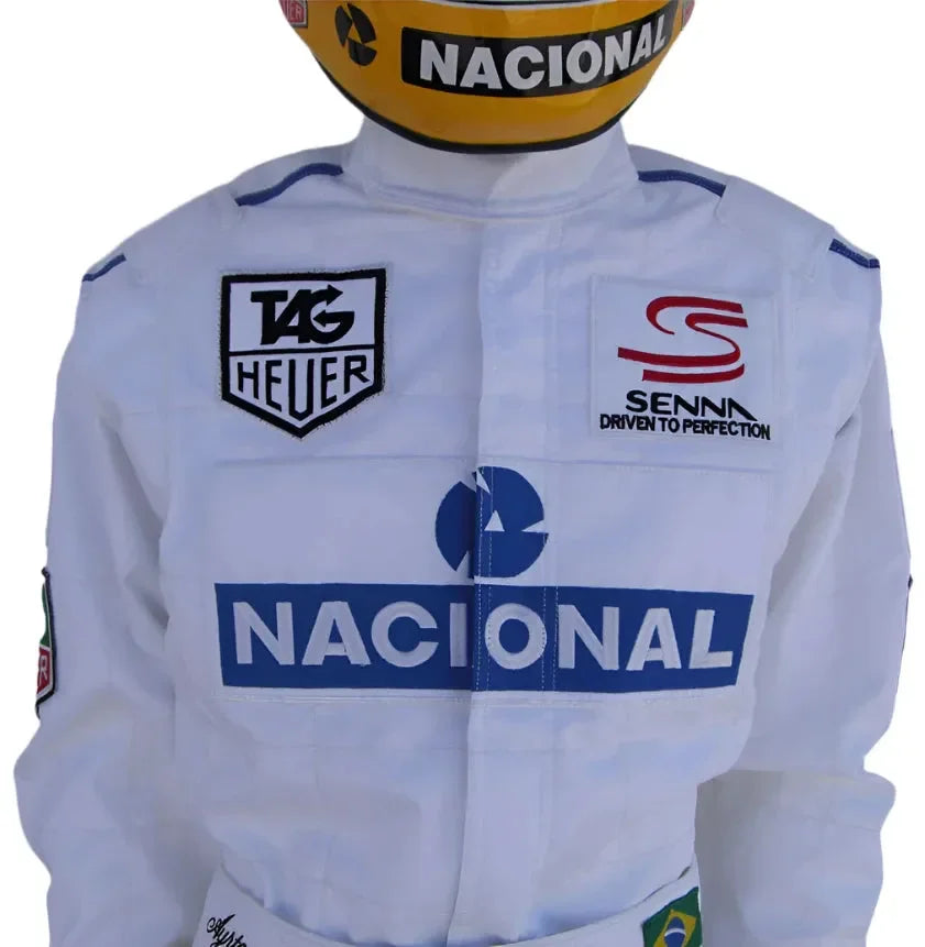 Ayrton Senna 1993 Replica race suit / Masters Paris Bercy - F1 Vintage Racewear