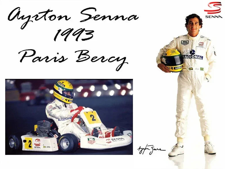 Ayrton Senna 1993 Replica race suit / Masters Paris Bercy - F1 Vintage Racewear