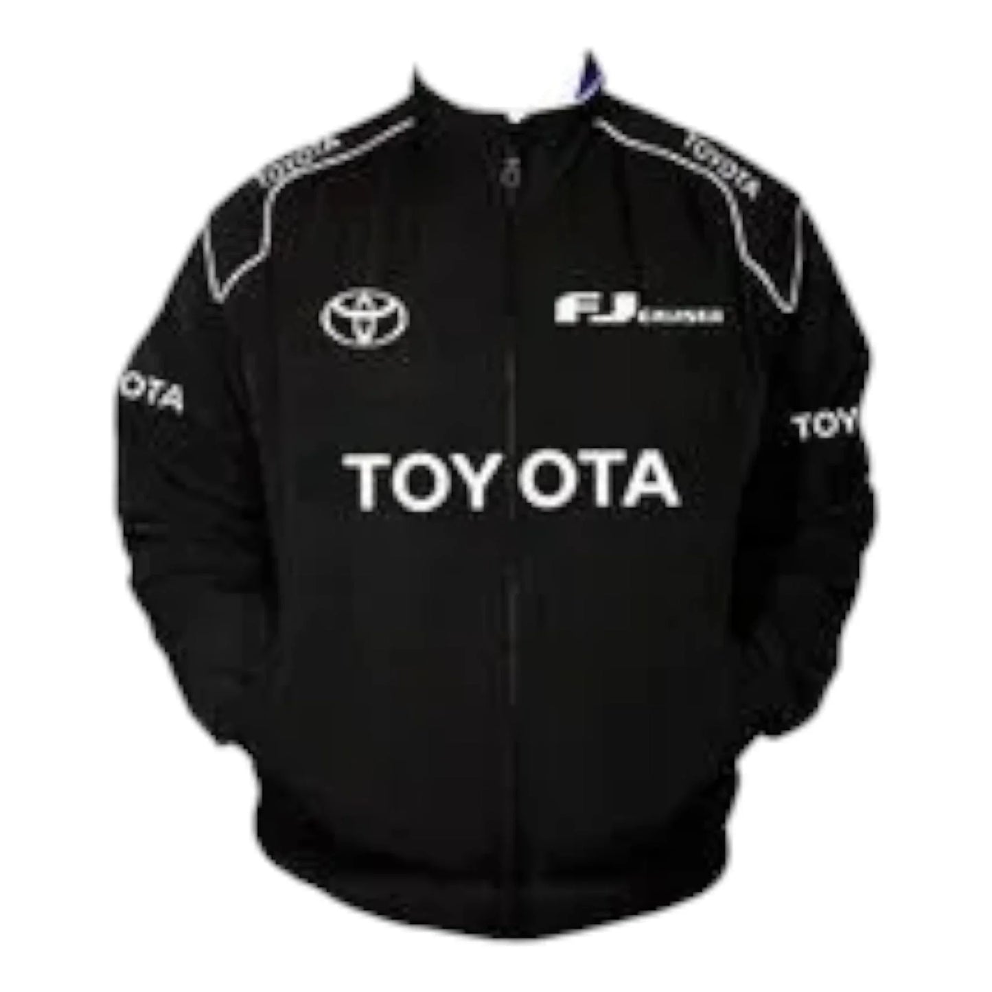 Toyota FJ Cruiser Racing Jacket Black - F1 Vintage Racewear