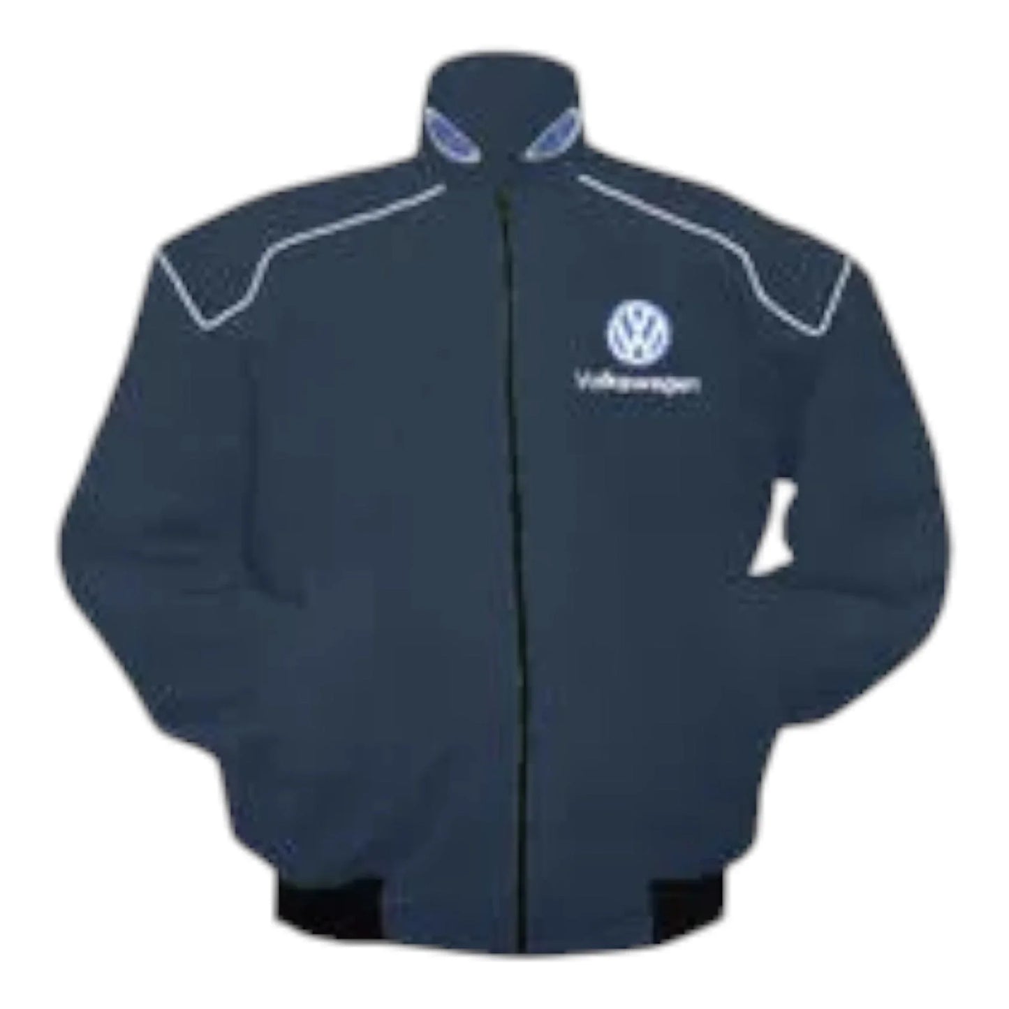 VW Volkswagen Racing Jacket Dark Blue - F1 Vintage Racewear