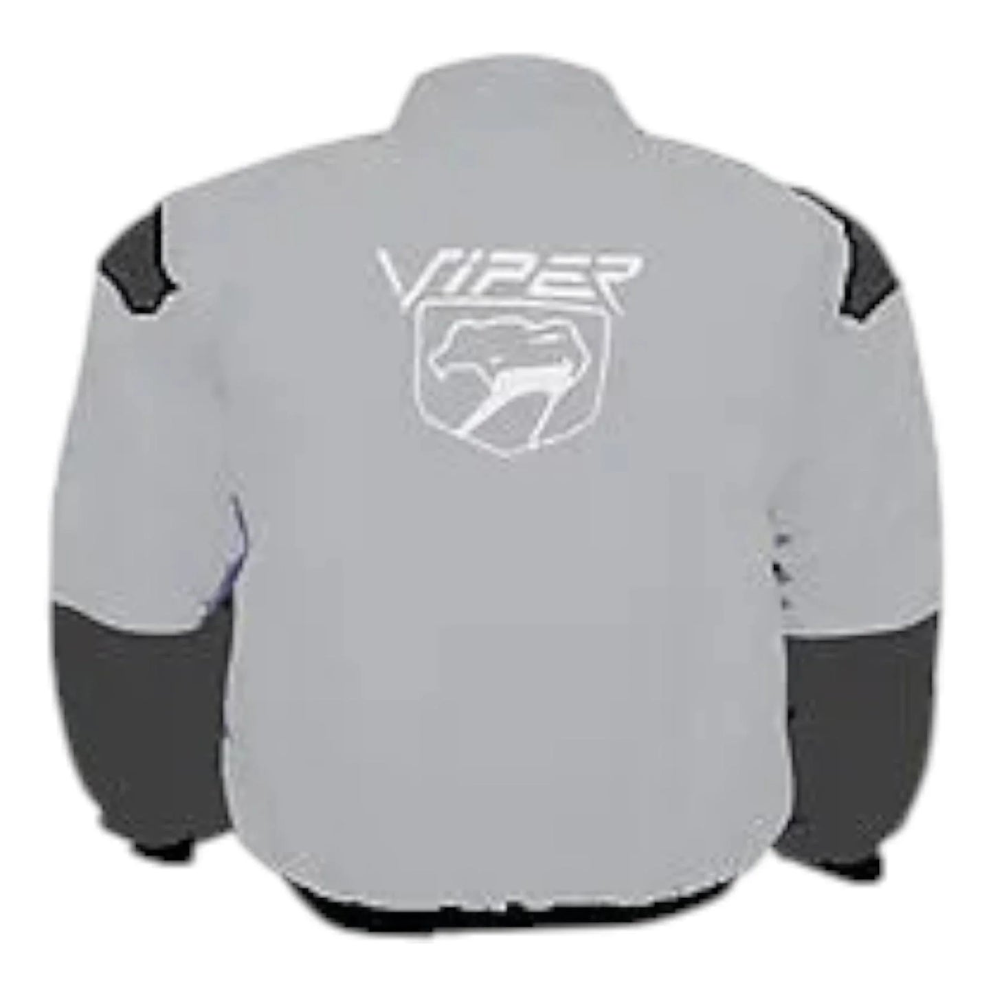 Viper Fangs Racing Jacket Light Gray and Dark Gray - F1 Vintage Racewear