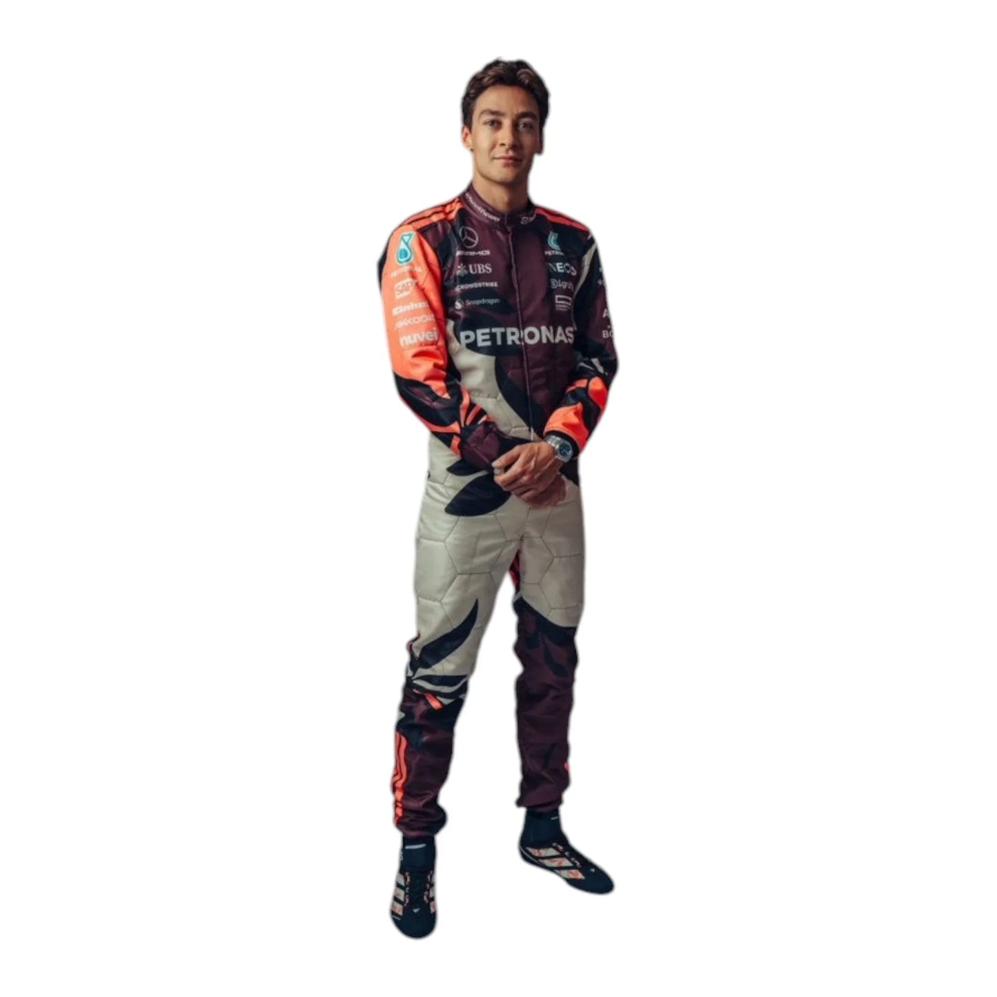 2025 George Russell Mercedes Petronas F1 Race Suit - Miami GP - F1 Vintage Racewear