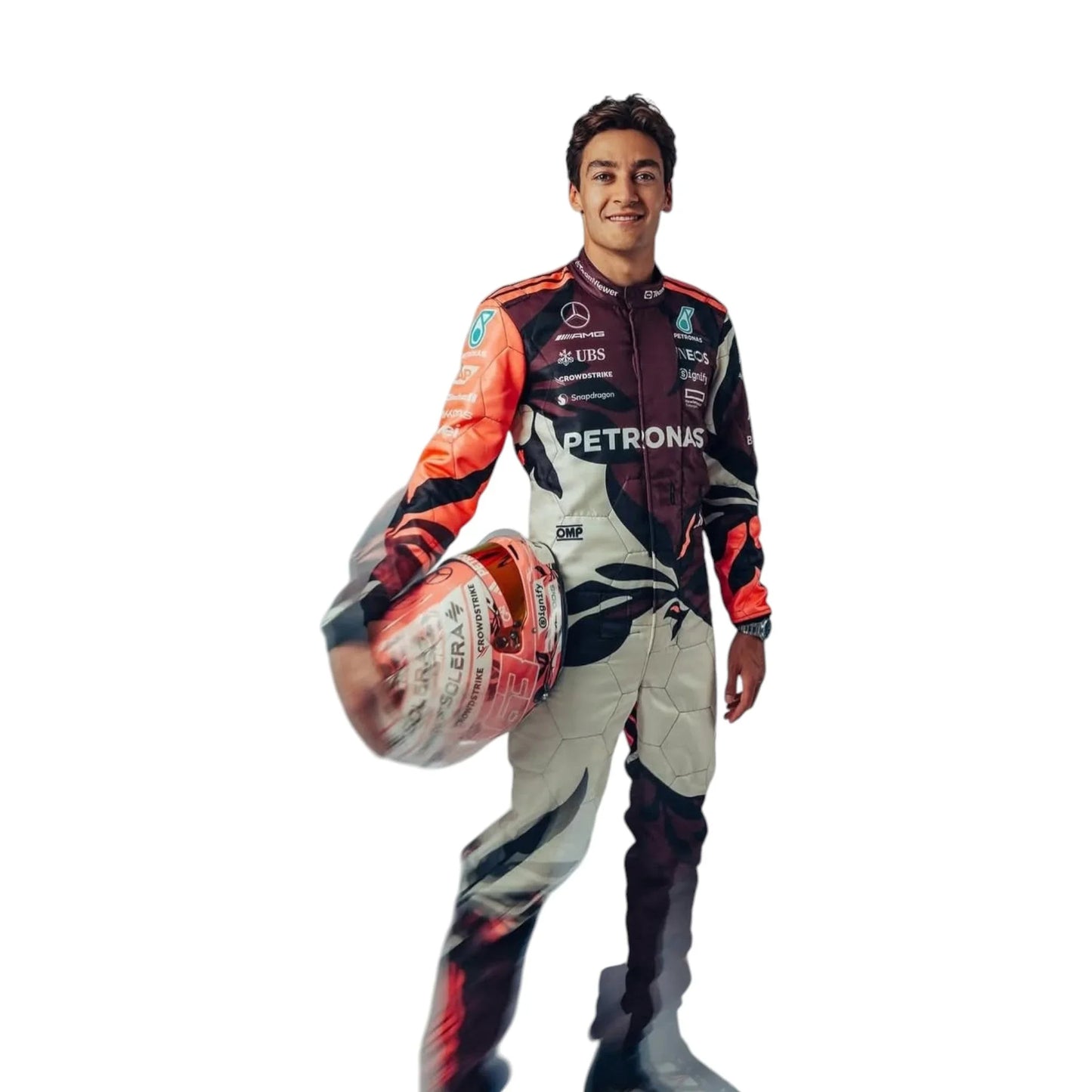 2025 George Russell Mercedes Petronas F1 Race Suit - Miami GP - F1 Vintage Racewear