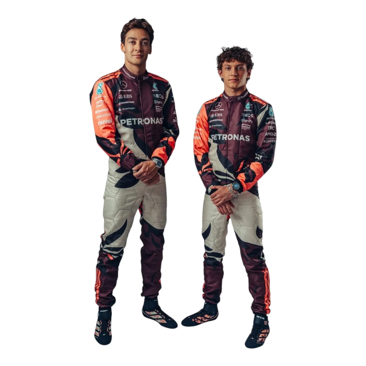 2025 George Russell Mercedes Petronas F1 Race Suit - Miami GP - F1 Vintage Racewear