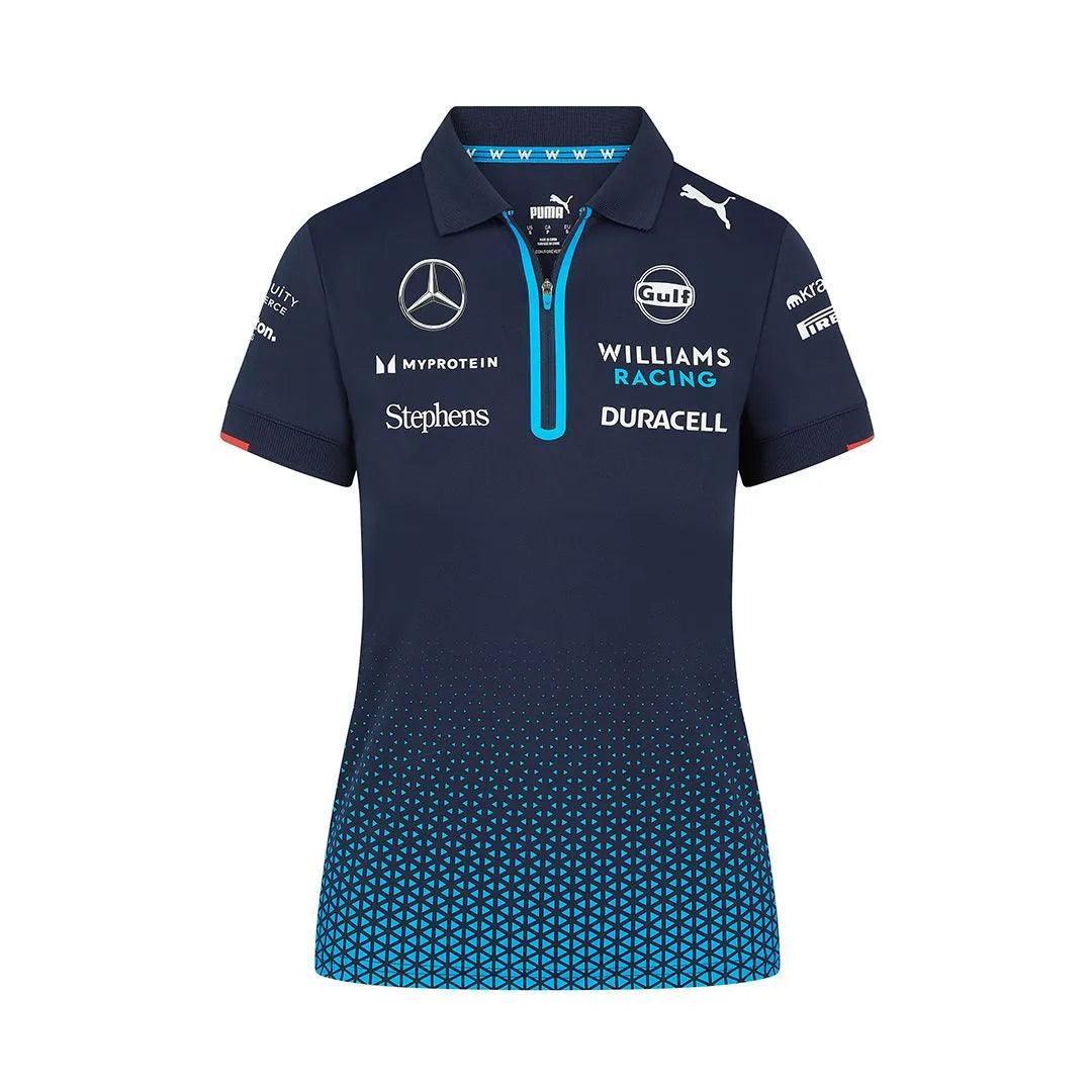 Williams Racing Womens Team Polo Navyccccccccccc