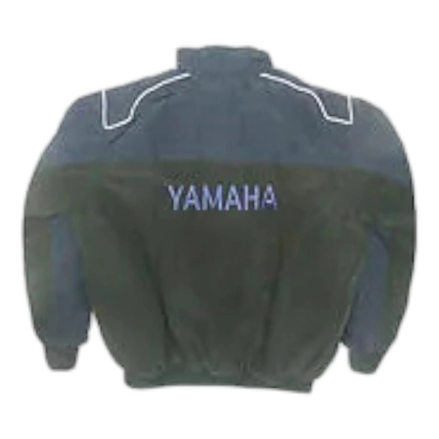 Yamaha Motorcycle Jacket Dark Blue and Black - F1 Vintage Racewear