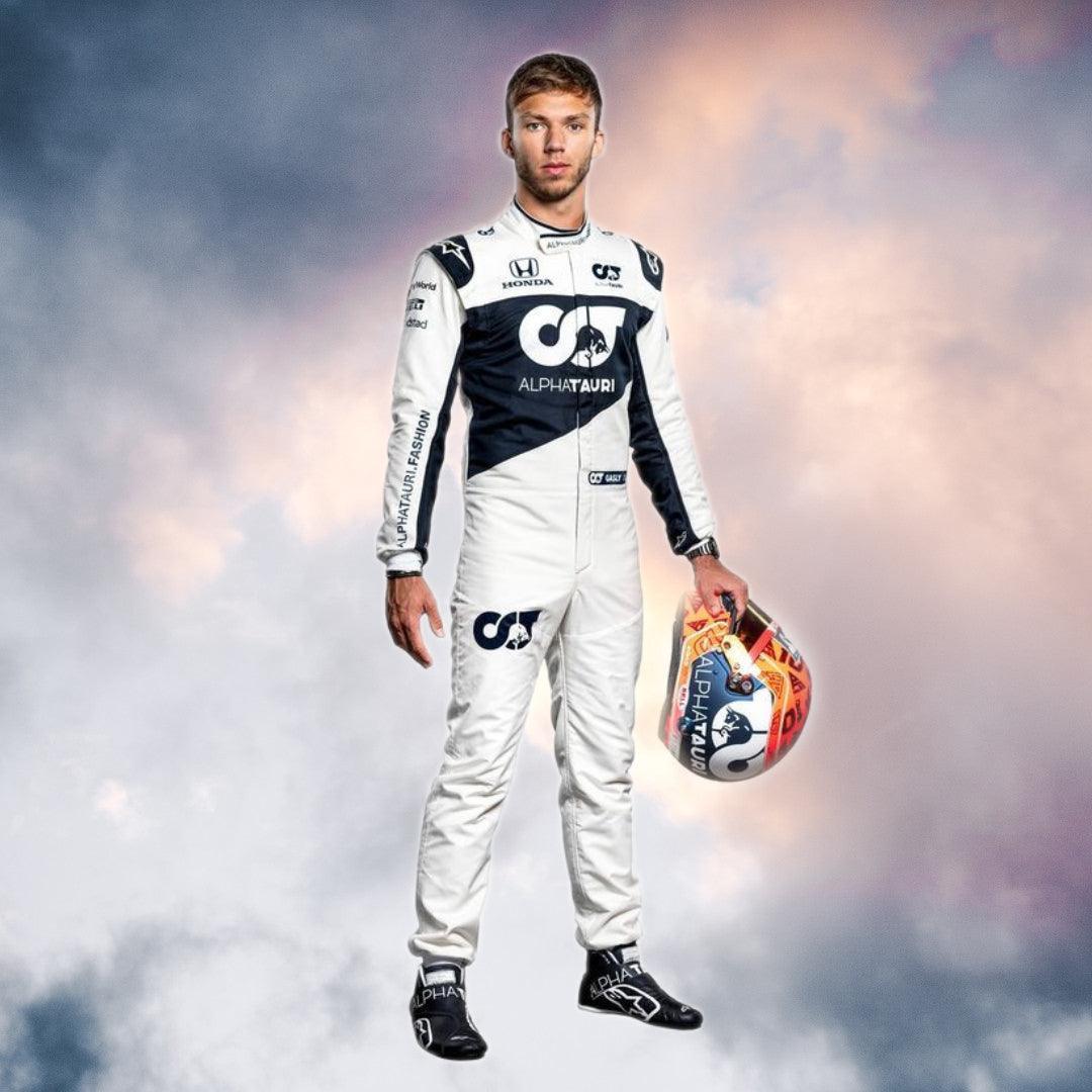 AlphaTauri Pierre Gasly 2021 F1 Race Suit - F1 Vintage Racewear