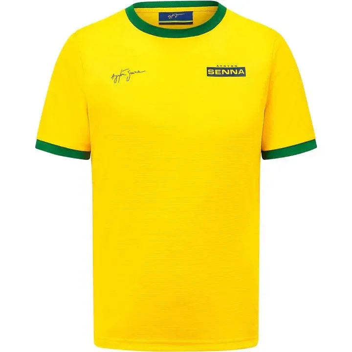 Ayrton Senna Fanwear Sports T-Shirt - F1 Vintage Racewear