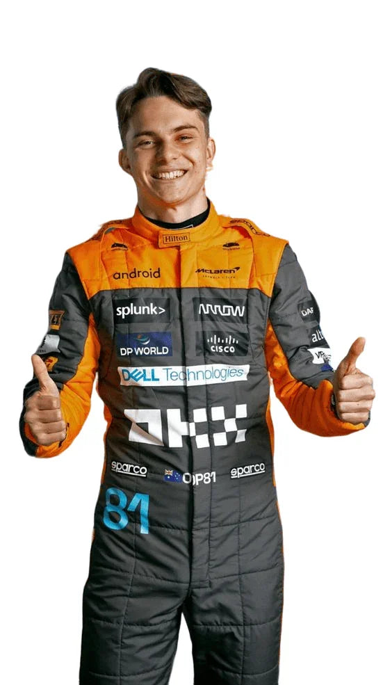 2023 Oscar Piastri McLaren Formula 1 Race Suit - F1 Vintage Racewear