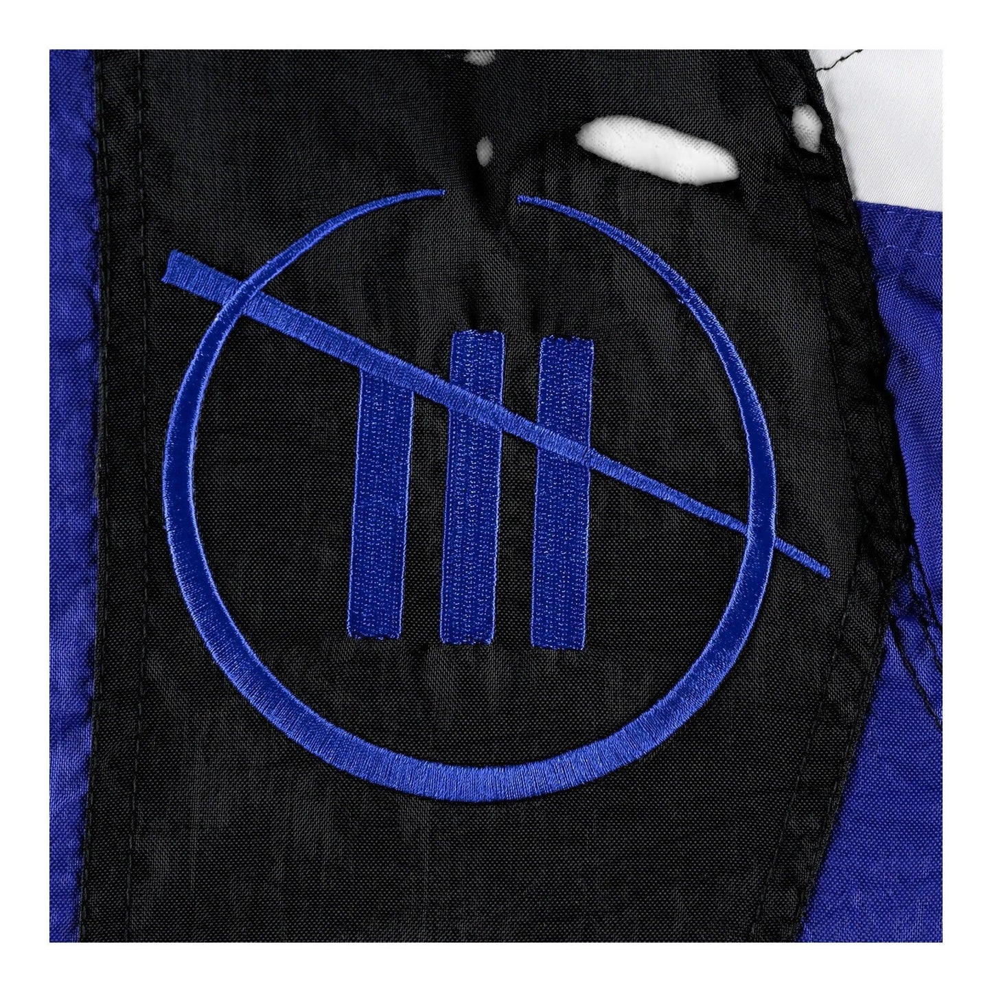 Men's TRACKHOUSE RACING Starter Blue/Black The Body Check Half-Snap Pullover Jacket - F1 Vintage Racewear