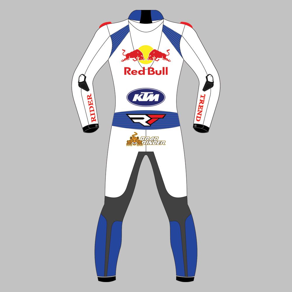 Brad Binder Red Bull Motorcycle Leather Suit British GP 2024