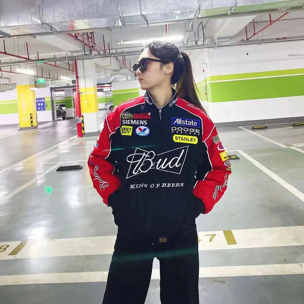 Budweiser Vintage Racing Jacket - F1 Vintage Racewear