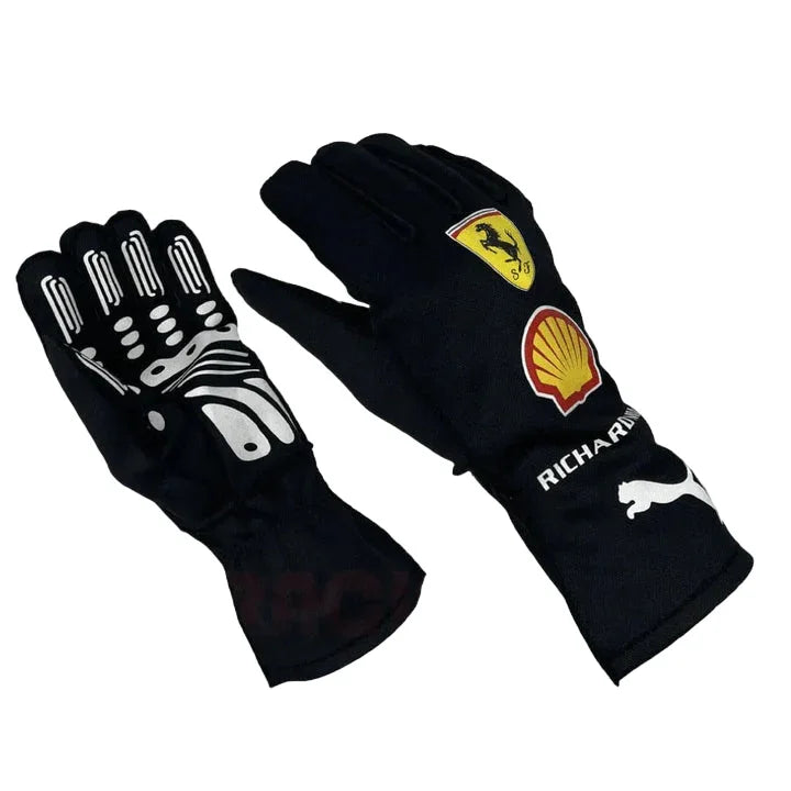 Charles Leclerc 2020 Replica Racing Gloves - F1 Vintage Racewear