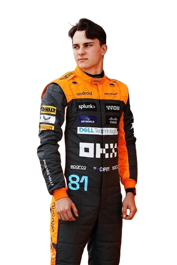 2023 Oscar Piastri McLaren Formula 1 Race Suit - F1 Vintage Racewear