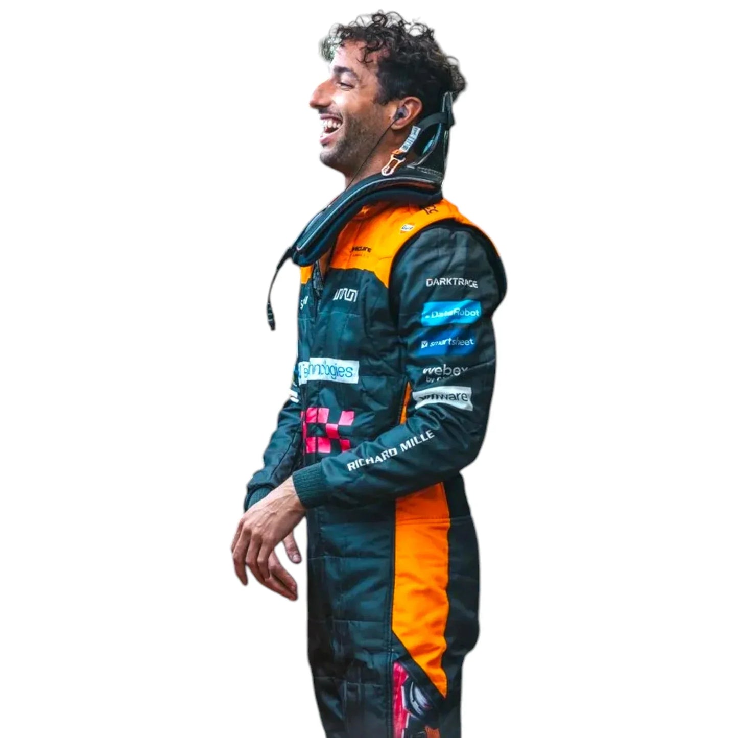 2022 Daniel Ricciardo Original Japan/Singapore GP Special Design McLaren F1 Suit - F1 Vintage Racewear