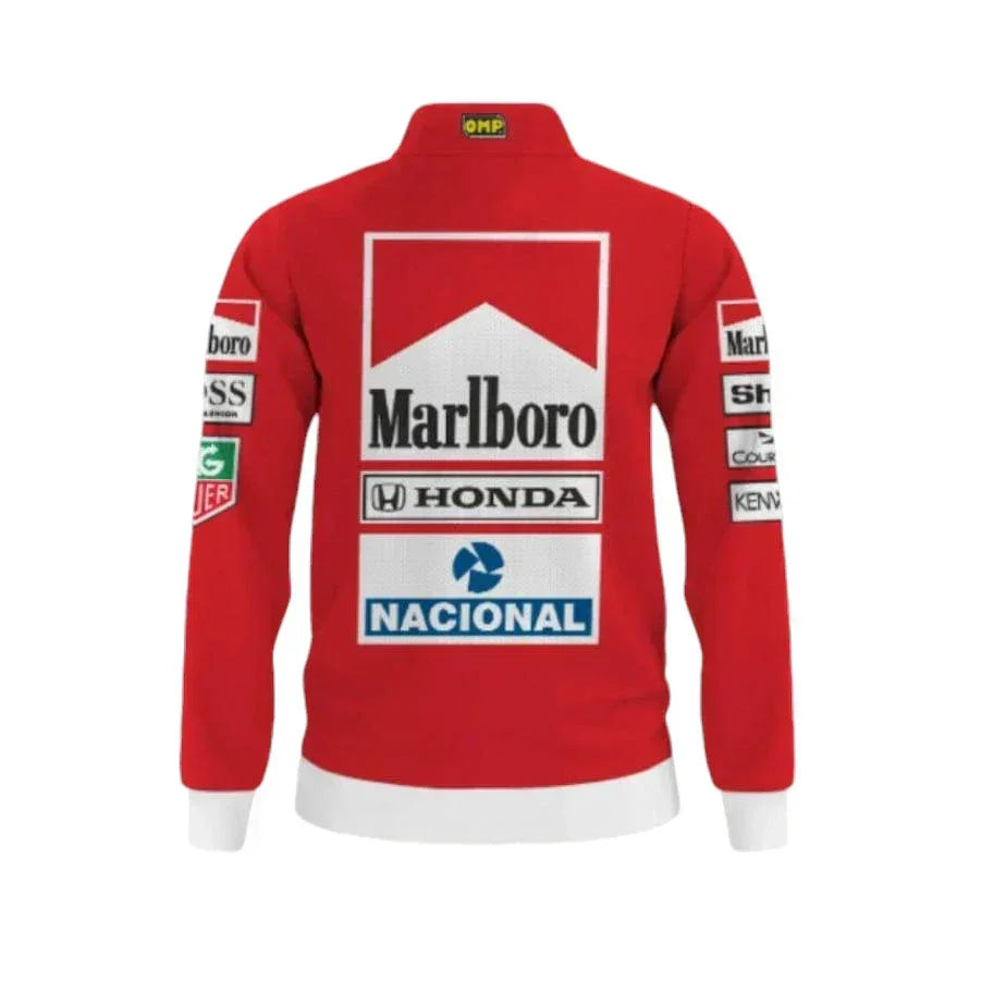 F1 Vintage Racing Jacket Mclaren Senna F1 Honda - F1 Vintage Racewear