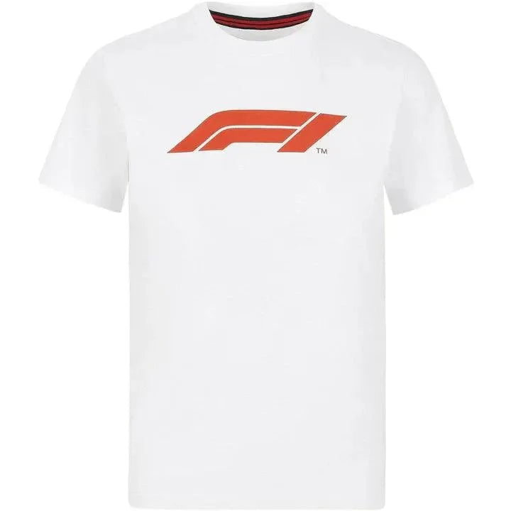 Formula 1 Tech Collection F1 Women's Large Logo T-Shirt White/Red/Black - F1 Vintage Racewear