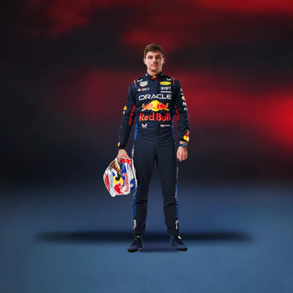 2024 Max Verstappen Red Bull Racing F1 Suit - F1 Vintage Racewear