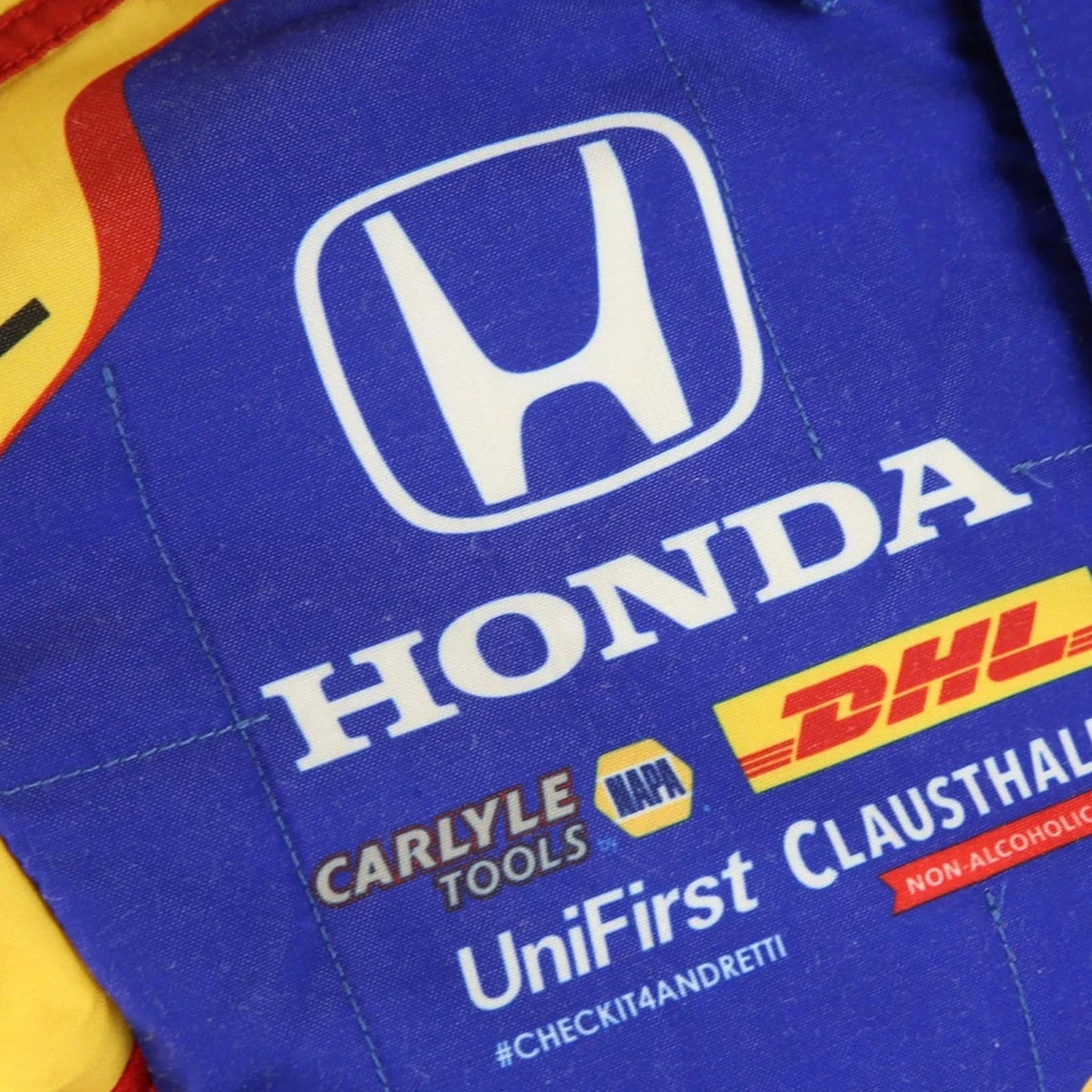 Autographed 2021 Alexander Rossi IndyCar Suit - F1 Vintage Racewear