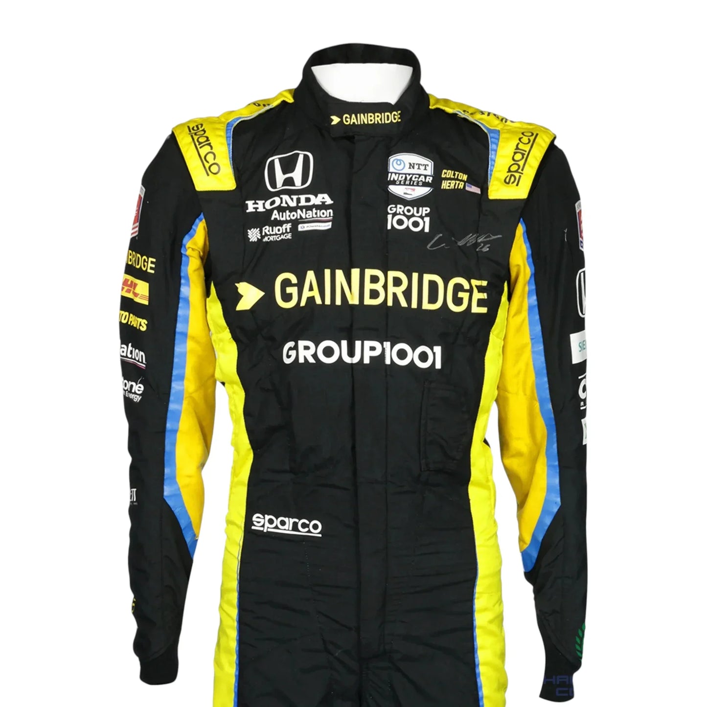 Colton Herta Signed Race Suit - 2022 Andretti Autosport IndyCar - F1 Vintage Racewear