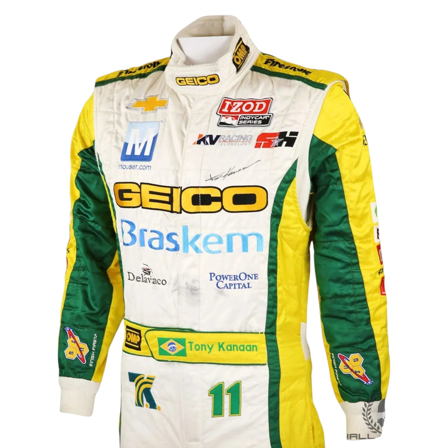Signed 2012 Tony Kanaan KV Racing IndyCar Suit - F1 Vintage Racewear