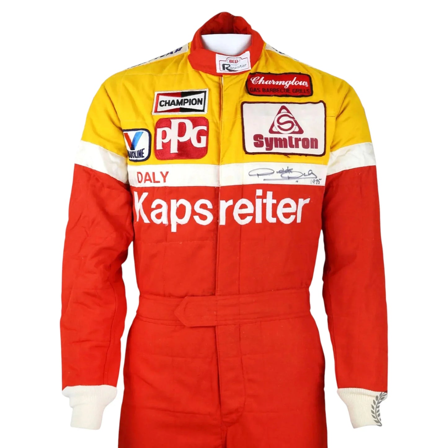 Indy 500 Autographed Suit - Derek Daly 1985 IndyCar Race | Tom Hess Racing - F1 Vintage Racewear