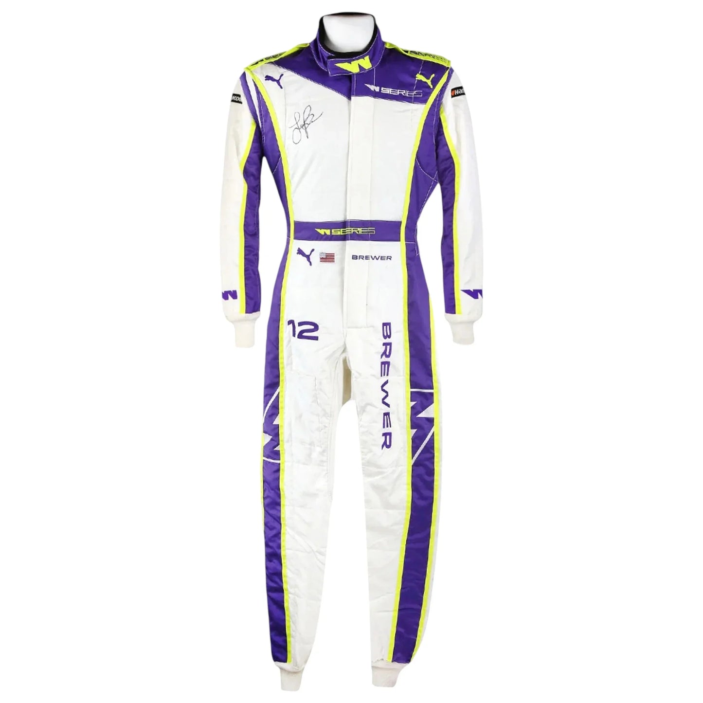 2022 Lindsay Brewer Signed W Series Suit - F1 Vintage Racewear