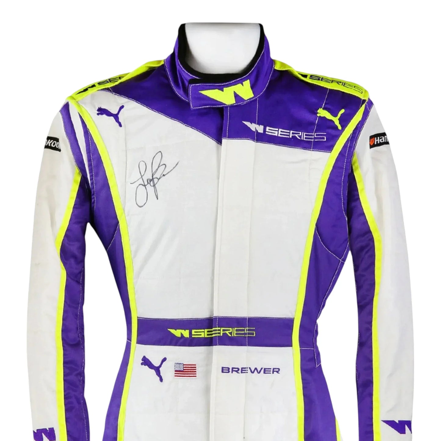 2022 Lindsay Brewer Signed W Series Suit - F1 Vintage Racewear