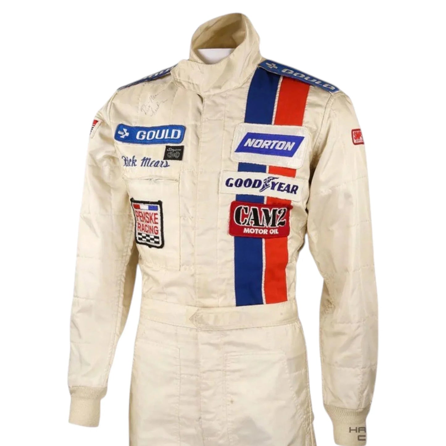 1979 Rick Mears Signed Race Team Penske IndyCar Suit - F1 Vintage Racewear