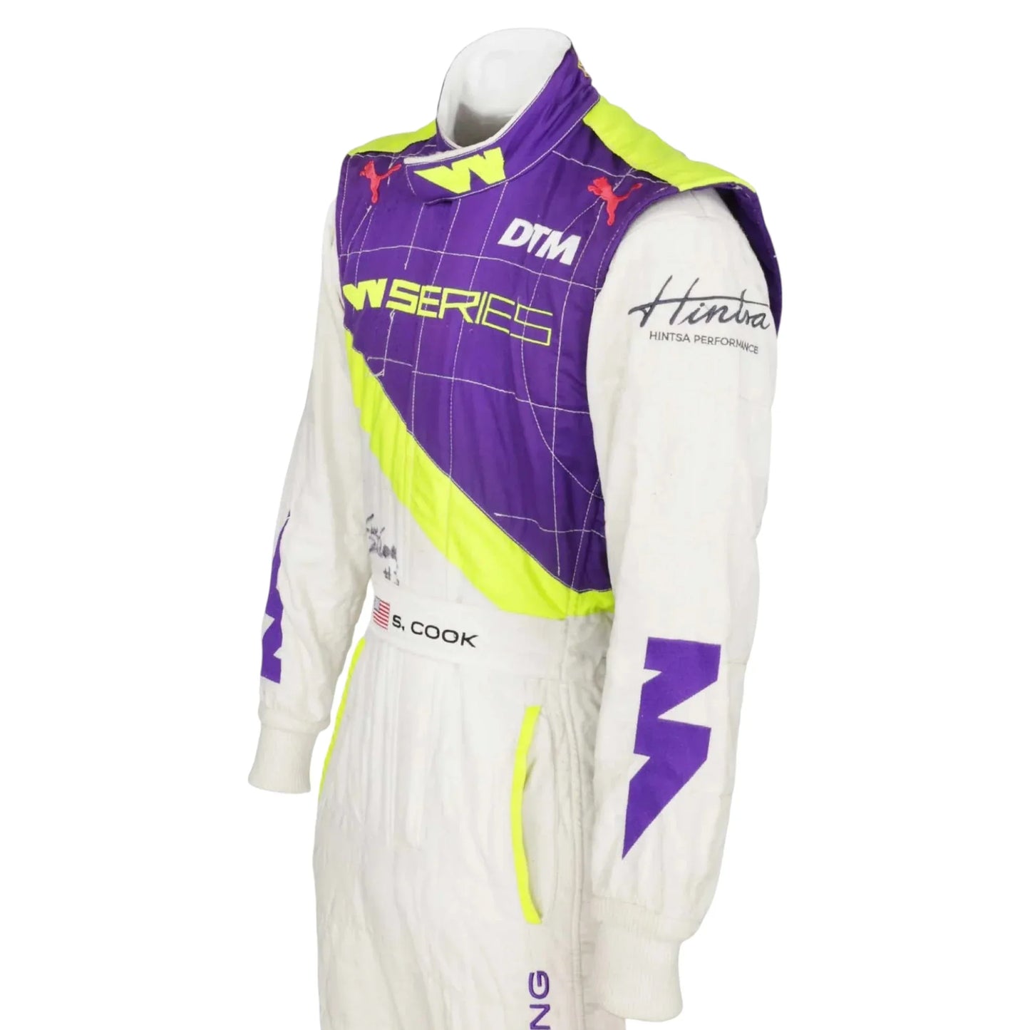 2019 Sabre Cook Signed Race W Series Suit - F1 Vintage Racewear