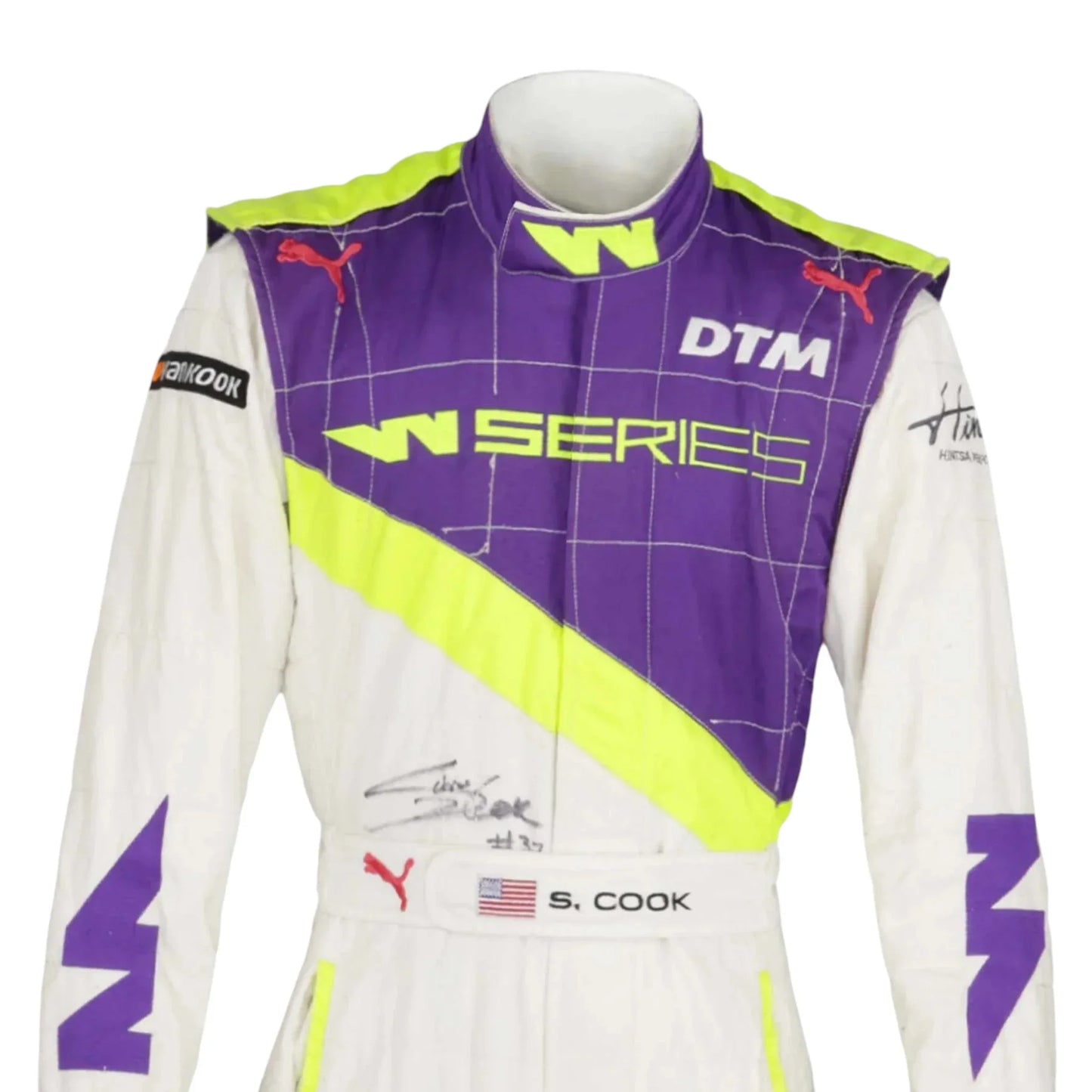 2019 Sabre Cook Signed Race W Series Suit - F1 Vintage Racewear