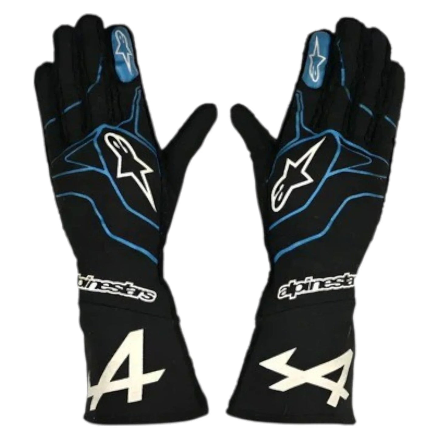 2022 Oscar Paistri BWT Alpine F1 Race Gloves - F1 Vintage Racewear