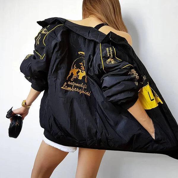 Lamborghini F1 Vintage Style Jacket - F1 Vintage Racewear