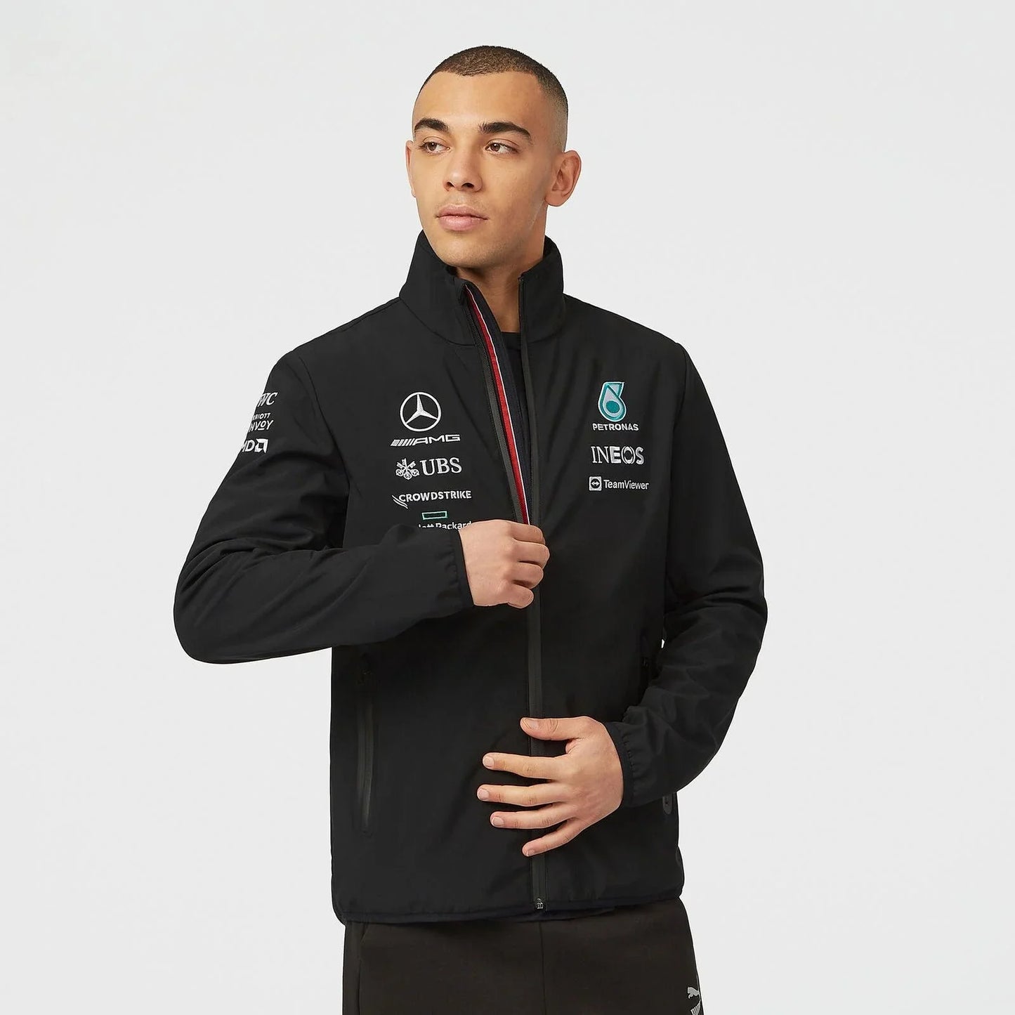 Mercedes-AMG Petronas 2022 Team Softshell Jacket - F1 Vintage Racewear