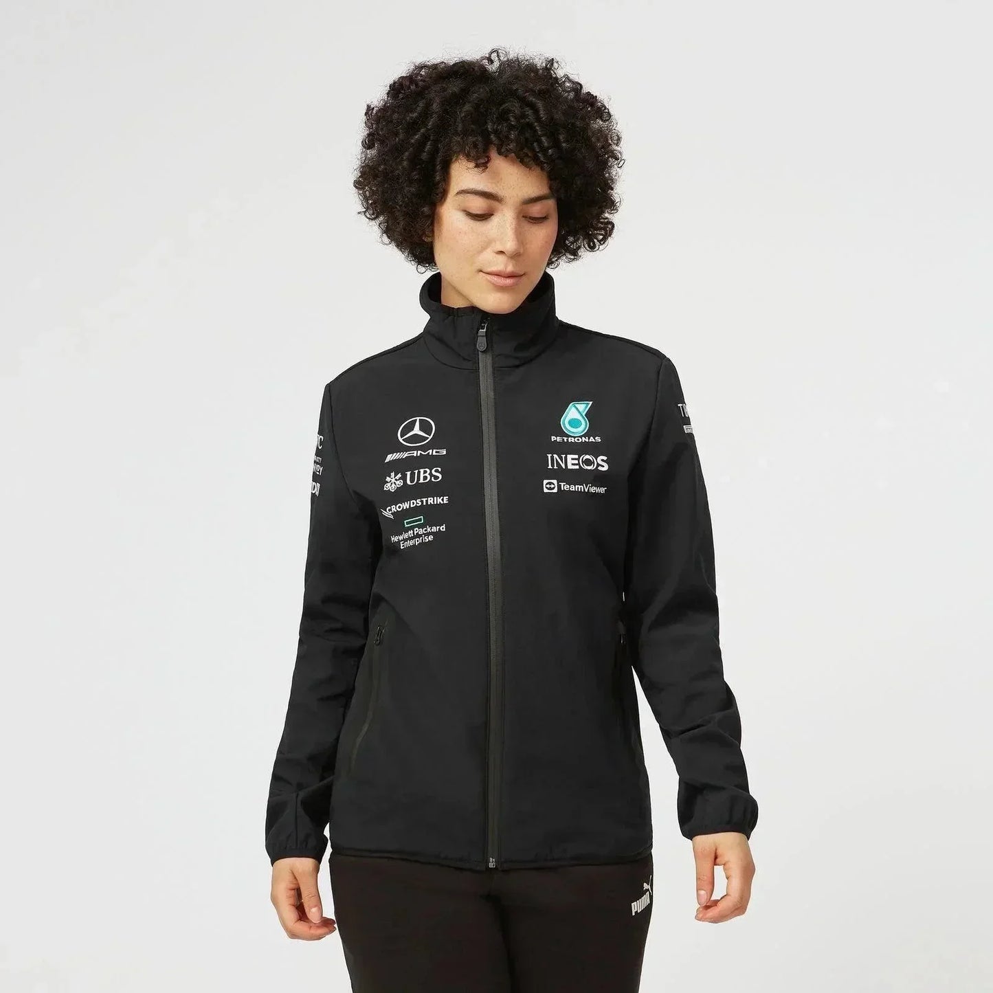 Mercedes-AMG Petronas 2022 Team Softshell Jacket - F1 Vintage Racewear