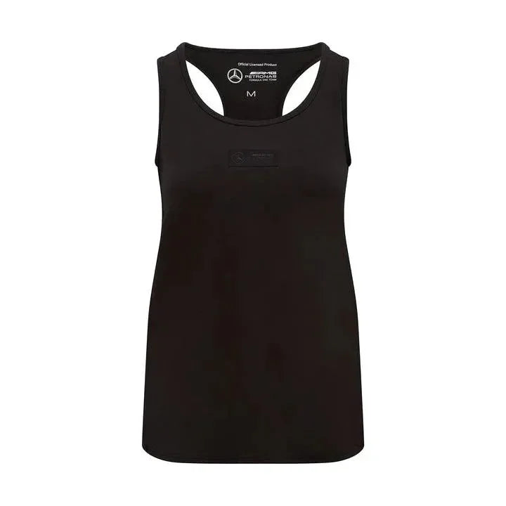 Mercedes AMG Petronas F1 Women's Stealth Racerback Tank Top - F1 Vintage Racewear