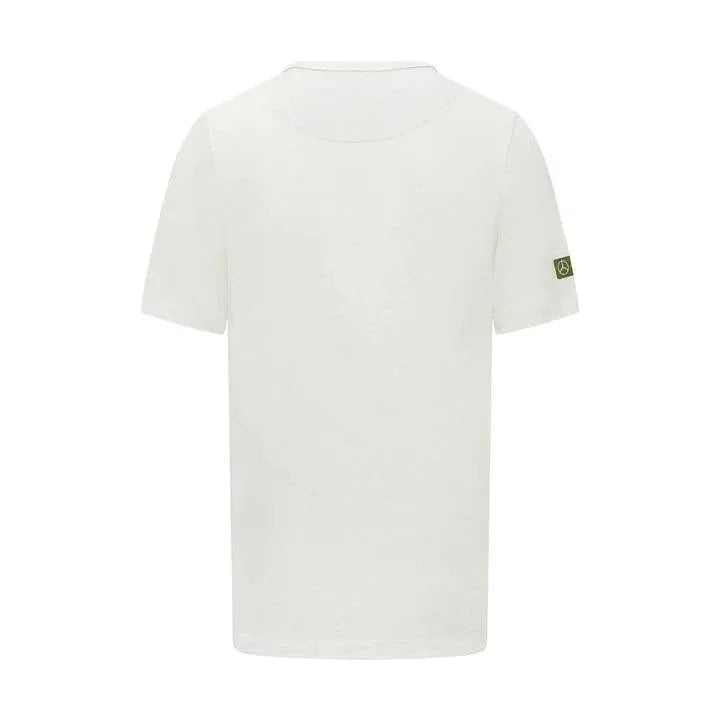 Mercedes Benz F1 Special Edition George Russell 2023 Vintage T-Shirt -Beige - F1 Vintage Racewear