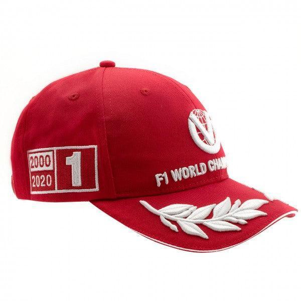 MICHAEL SCHUMACHER CAP WORLD CHAMPION 2000 LIMITED EDITION RED - F1 Vintage Racewear