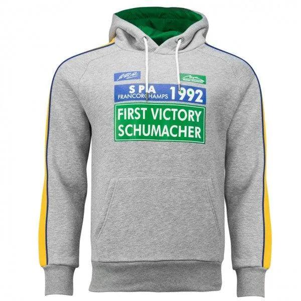 MICHAEL SCHUMACHER HOODIE FIRST GP VICTORY 1992 - F1 Vintage Racewear