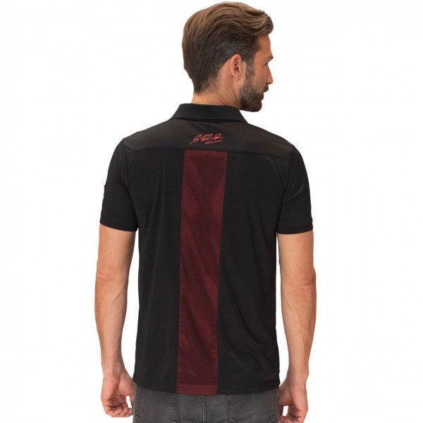 MICHAEL SCHUMACHER POLOSHIRT SPEEDLINE BLACK - F1 Vintage Racewear