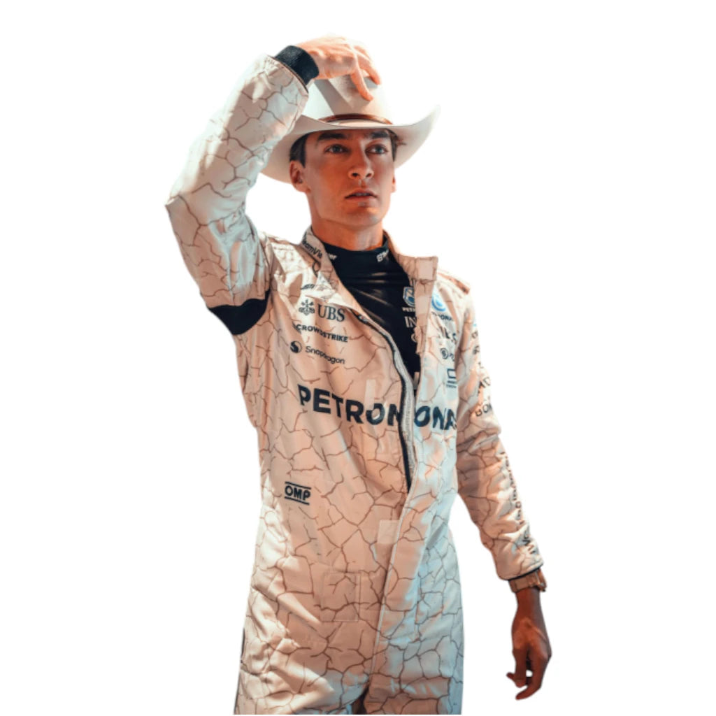 George Russell 2025 Mercedes F1 Race Suit - US GP - F1 Vintage Racewear