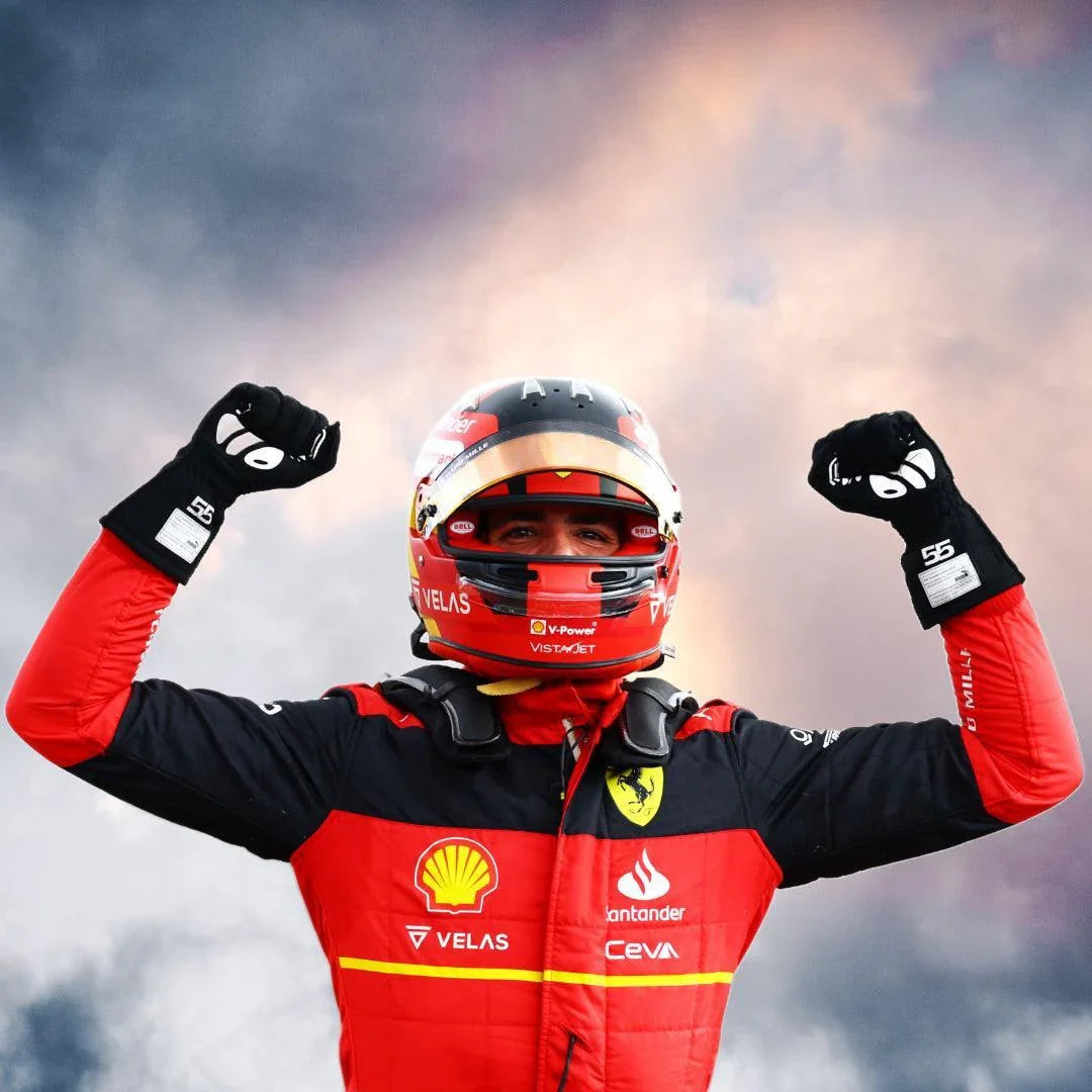 New Carlos Sainz 2022 Race Suit - F1 Vintage Racewear