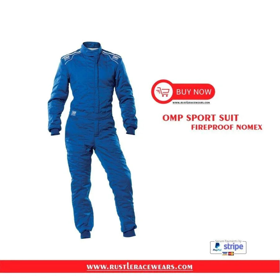 NEW OMP SPORT FIREPROOF RACING SUIT 2020 - F1 Vintage Racewear