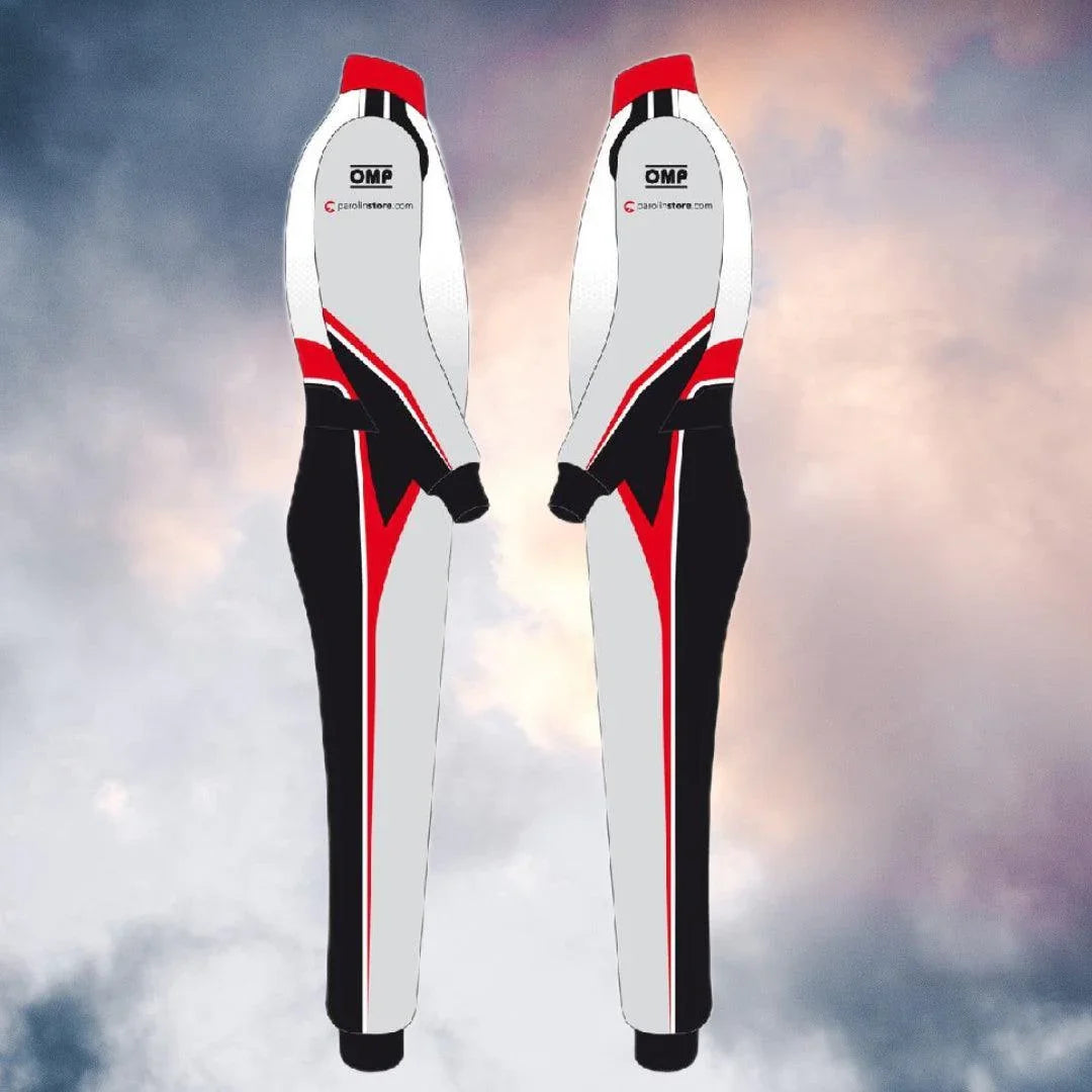 NEW PAROLIN MOTORSPORT OMP KS2-R DRIVER KARTING SUIT - F1 Vintage Racewear