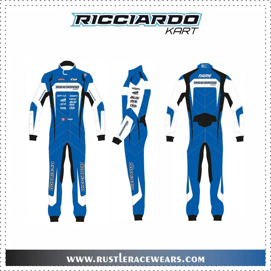Overall Driver 2021 Ricciardo Kart suit - F1 Vintage Racewear